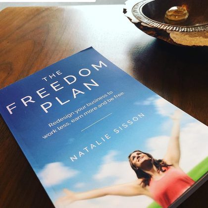 Reader holding The Freedom Plan (19)